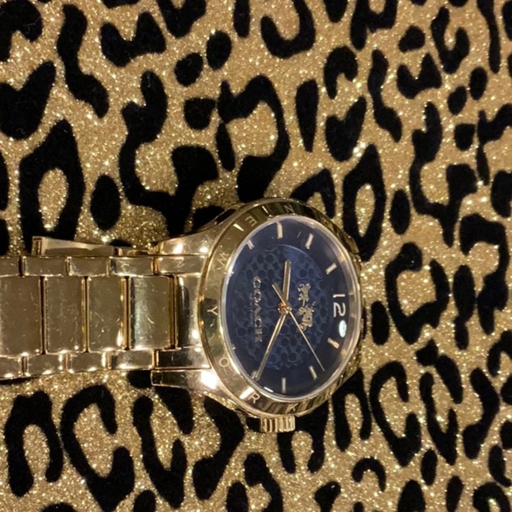 Coach Gold Plated watch. Pre-owned